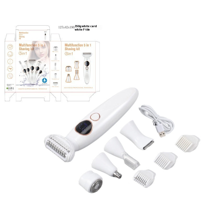 shave...Multifunctional 5-in-1 Women's Shaver Full Body Waterproof