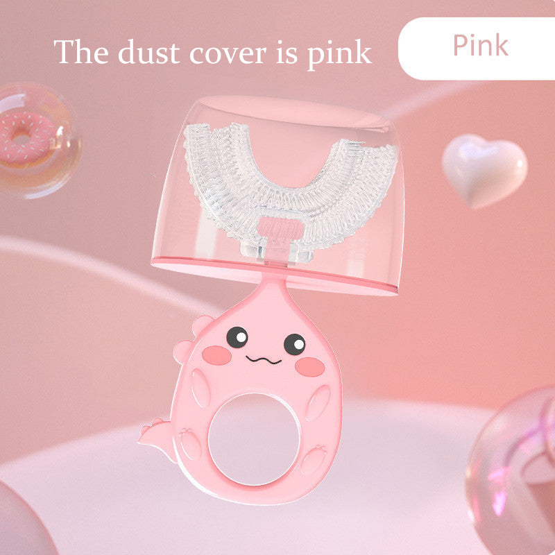 Children's Manual Silicone U-Shaped Toothbrush