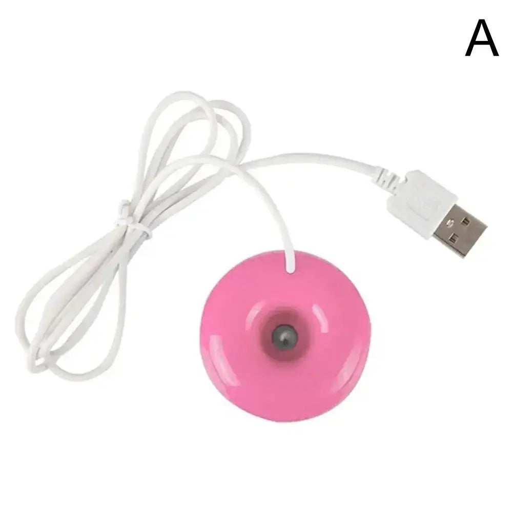 Mini Donut Negative Ion Humidifier USB Round Household Air Purifier for Home Office Desktop Donut Steam Diffuser Mini Sprayer