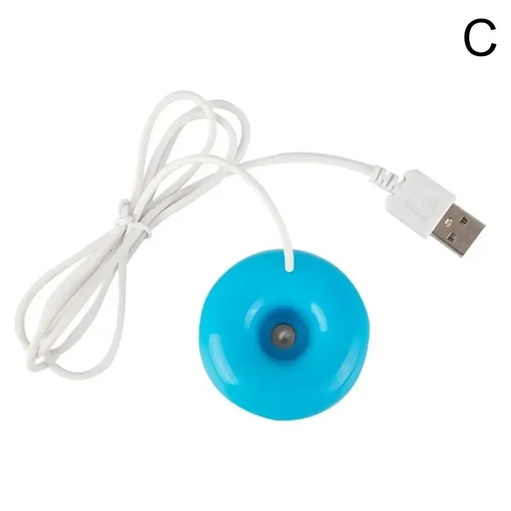 Mini Donut Negative Ion Humidifier USB Round Household Air Purifier for Home Office Desktop Donut Steam Diffuser Mini Sprayer