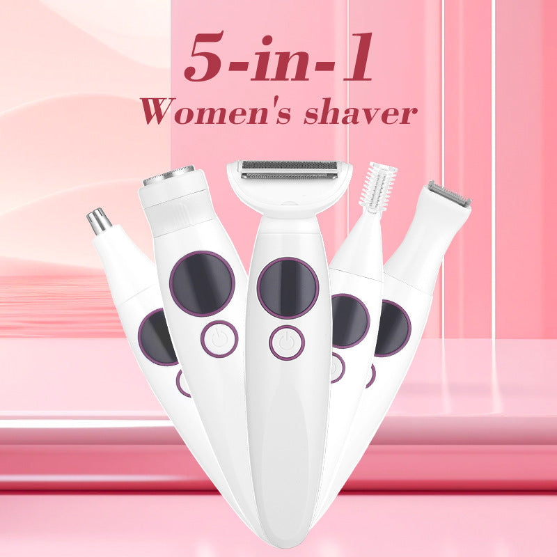 shave...Multifunctional 5-in-1 Women's Shaver Full Body Waterproof
